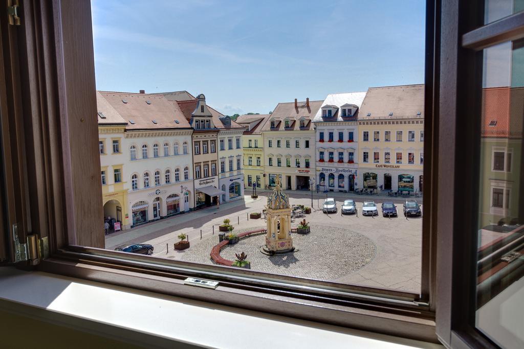 Gasthaus Zum Schwan Oschatz Exteriör bild